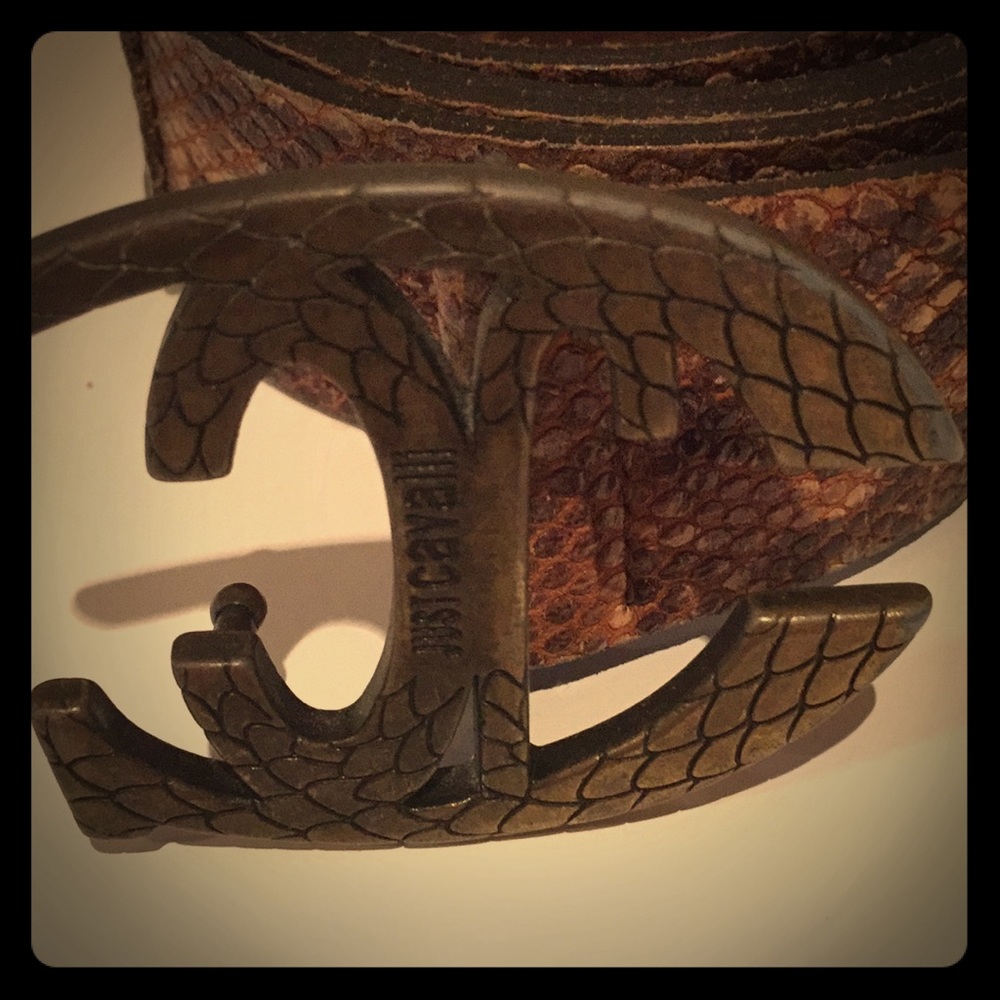 Roberto Cavalli soft leather belt
